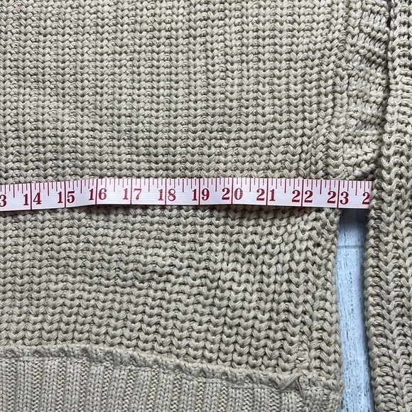 Moon & Madison Cream Sweater Sz M - Picture 4 of 12